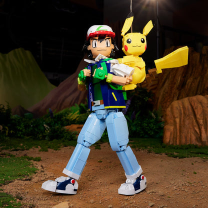 Ash & Pikachu: Path to Victory - Bộ Lắp Ráp Mô Hình Pokémon MEGA Showcase HTJ05