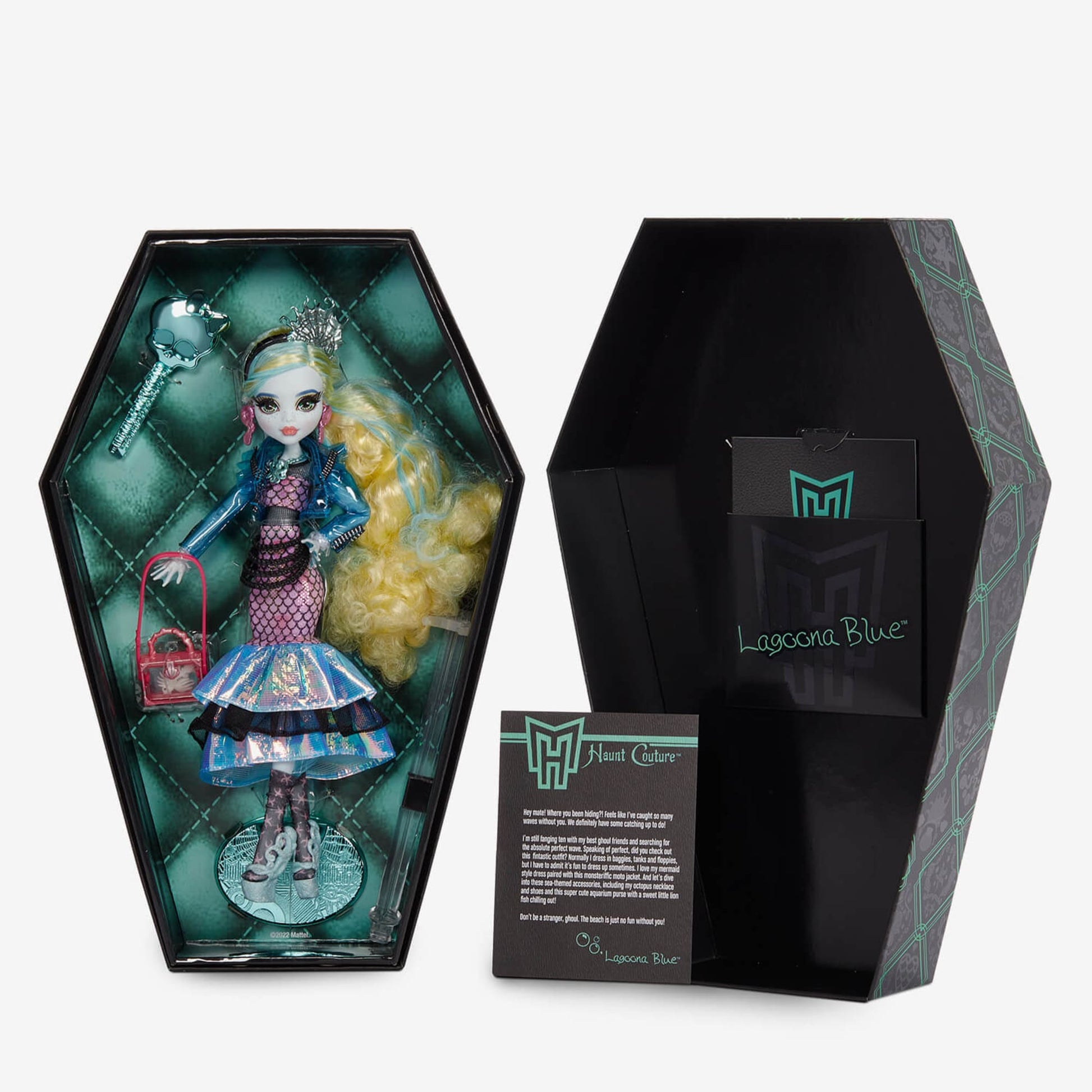 Monster High Haunt Couture Lagoona Blue Doll - Búp Bê Sưu Tầm Cao Cấp Mattel HGY91 - Góc nhìn khác 3