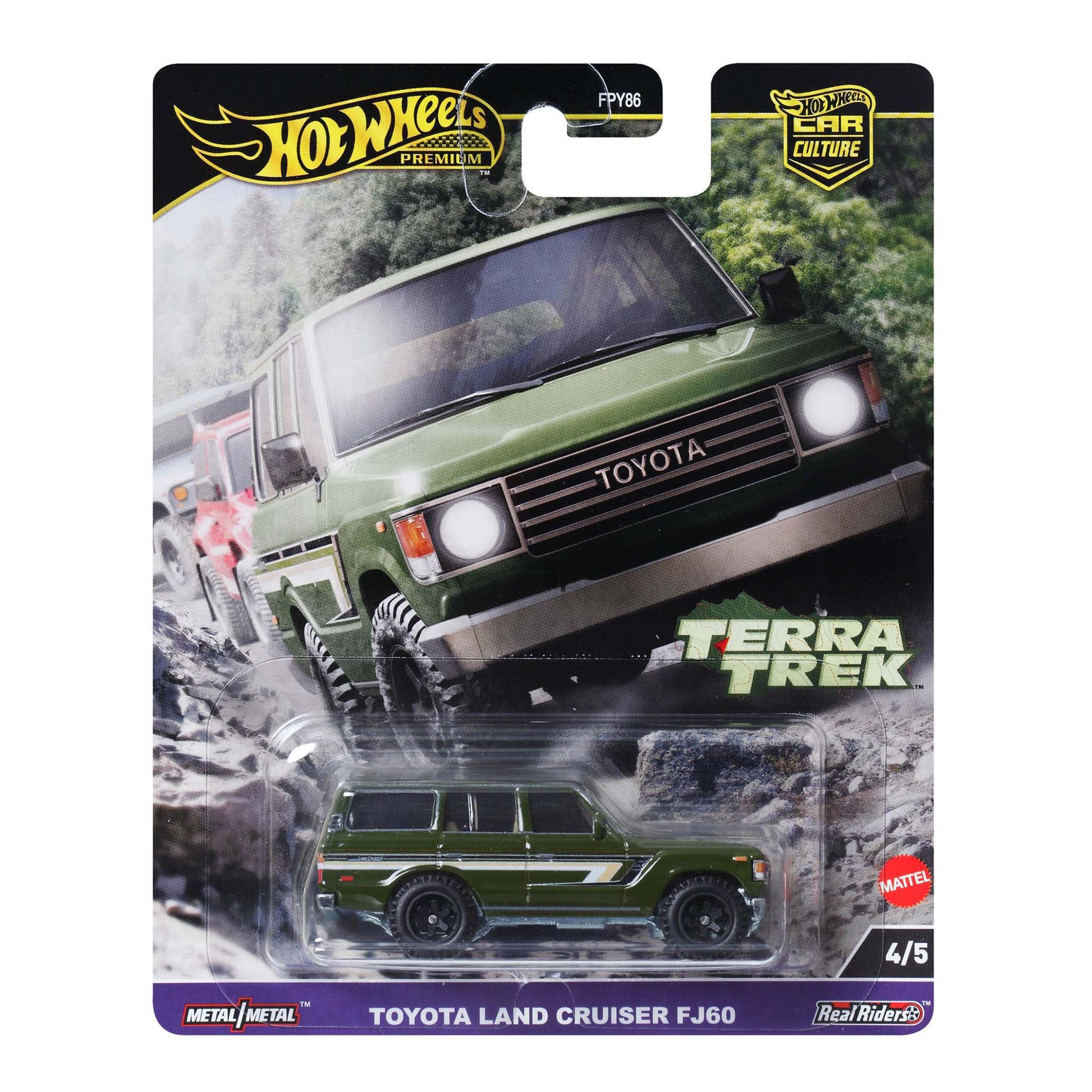 Hot Wheels Car Culture Circuit Legends Toyota Land Cruiser FJ60 - Mô hình xe sắt cao cấp 1:64 Mattel - Hình ảnh sản phẩm