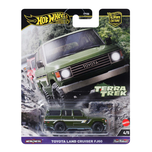 Hot Wheels Car Culture Circuit Legends Toyota Land Cruiser FJ60 - Mô hình xe sắt cao cấp 1:64 Mattel