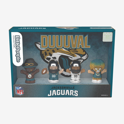 Little People Collector x NFL Jacksonville Jaguars Set - Bộ Mô Hình Cầu Thủ Bóng Bầu Dục - Mattel HNJ47 - Hình ảnh bổ sung 9
