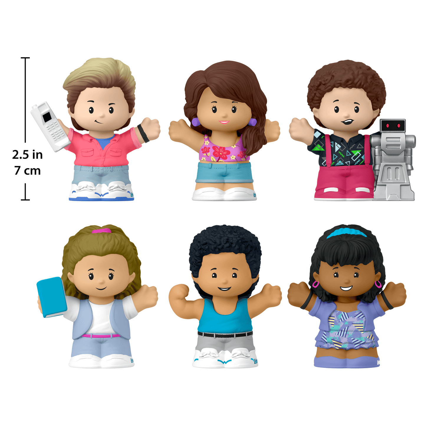 Little People Collector Saved by the Bell Special Edition Set - Bộ Mô Hình Sưu Tầm - Mattel HVG53 Mattel - ảnh 1 - Action Fig