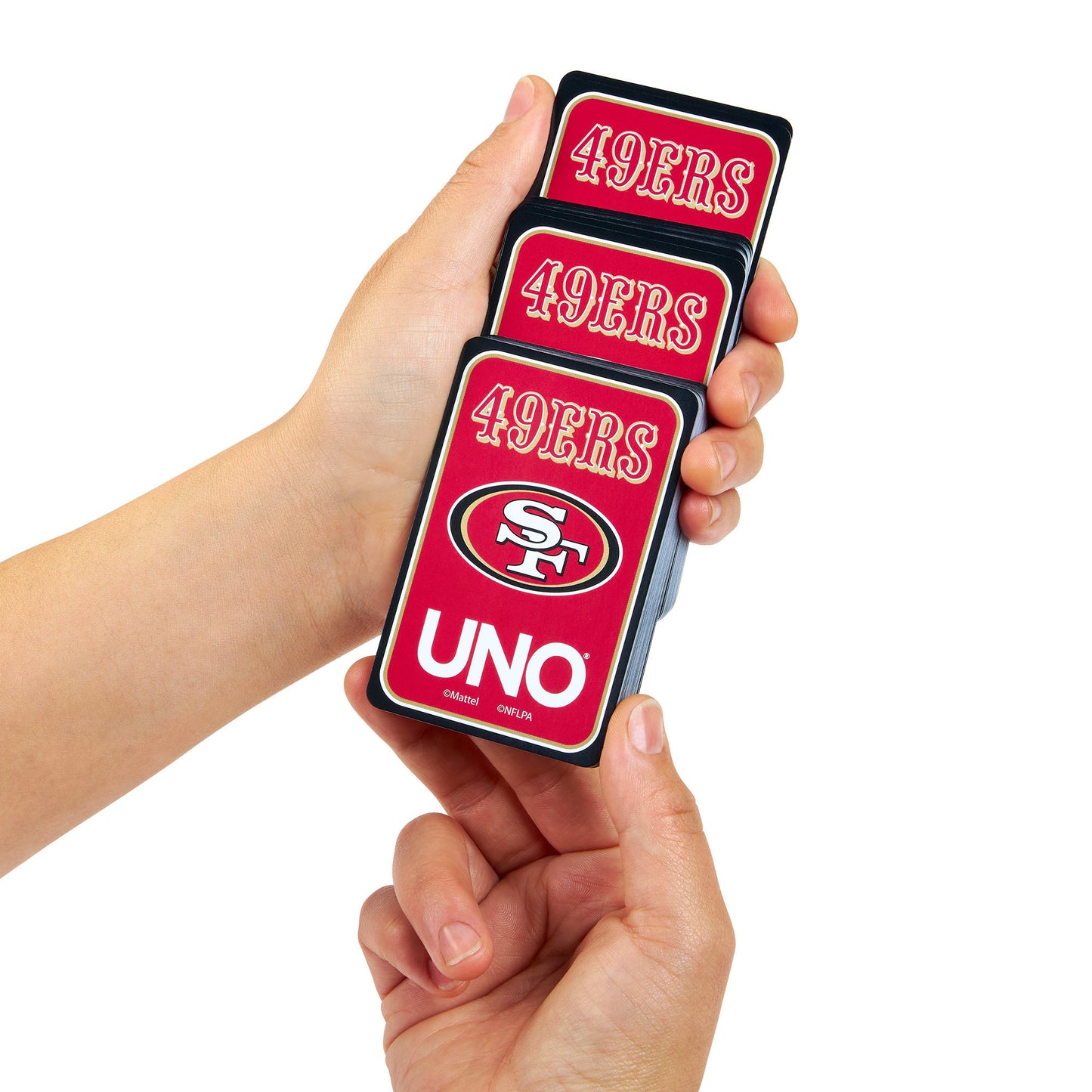 UNO Fandom NFL San Francisco 49ers Game Deck - Bộ Bài Thẻ Bài Thể Thao Mattel - Hình ảnh bổ sung 9