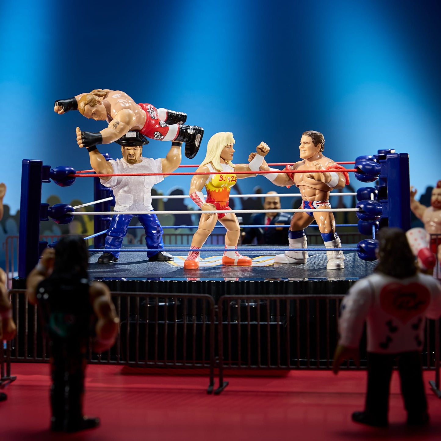 WWE Retro Action Figure 4-Pack Bundle - Bộ 4 Mô Hình Đô Vật Mỹ Retro - Mattel Creations Mattel - ảnh 1 - Action Figure