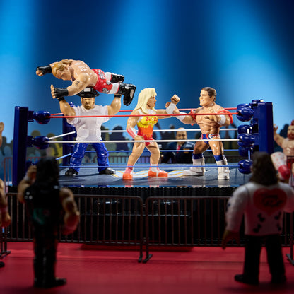 WWE Retro Action Figure 4-Pack Bundle - Bộ 4 Mô Hình Đô Vật Mỹ Retro - Mattel Creations Mattel - ảnh 1 - Action Figure