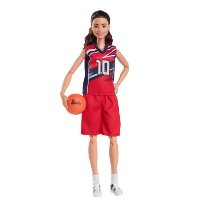 Barbie Inspiring Women Sue Bird Doll - Búp bê Sưu tầm Vận động viên Bóng rổ - Mattel HJW97 - Hình ảnh sản phẩm