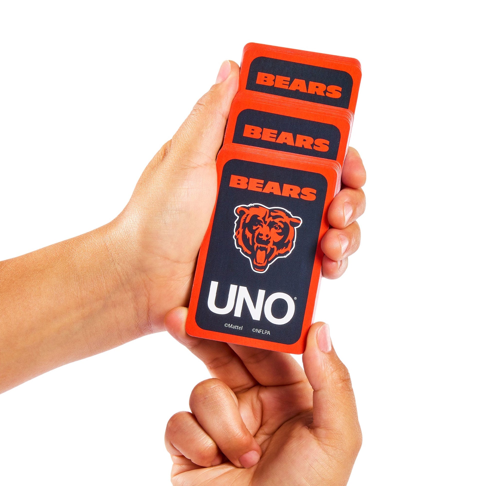 UNO Fandom NFL Chicago Bears Game Deck - Bộ Bài Thẻ Bài Thể Thao Sưu Tầm Mattel - Hình ảnh bổ sung 5