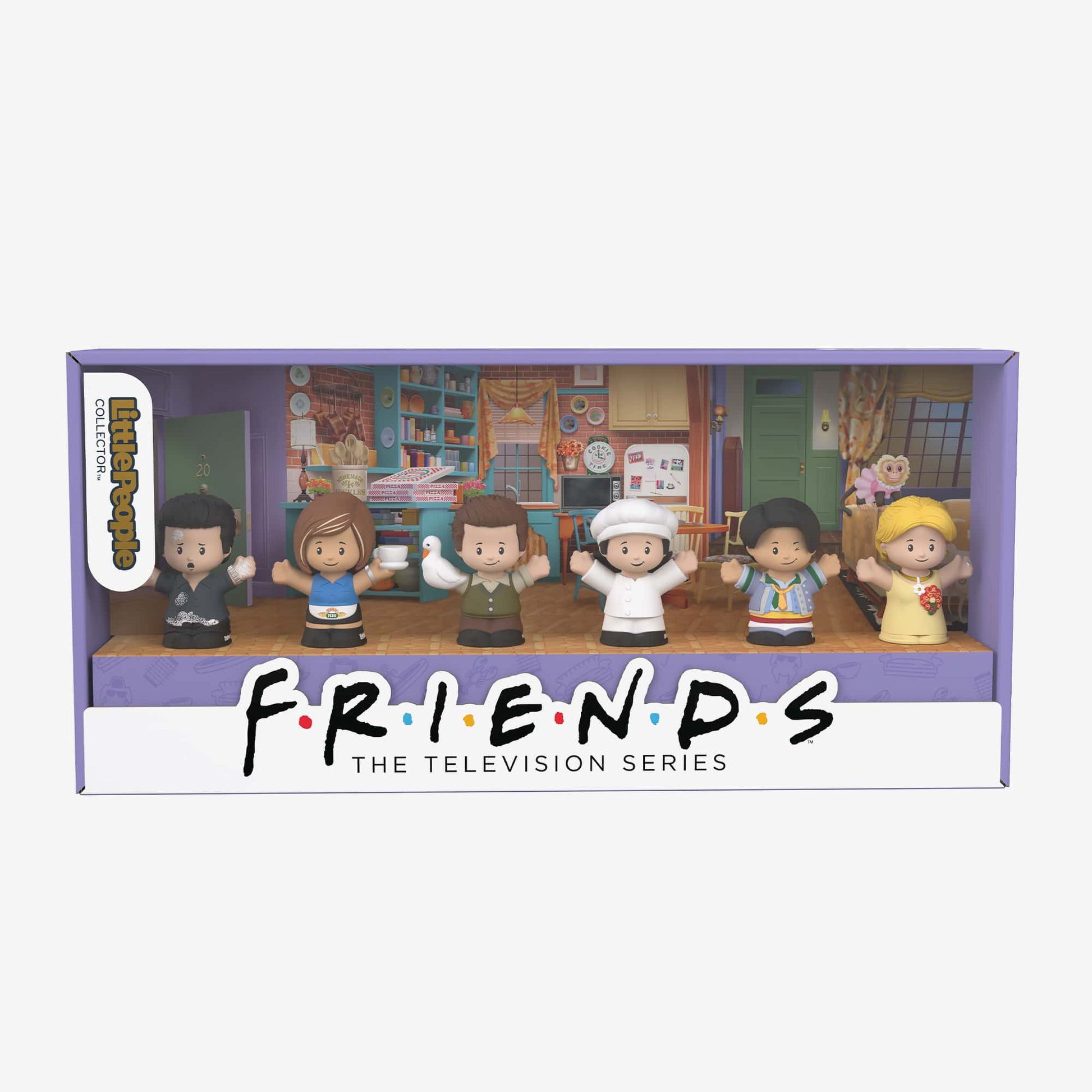 Little People Collector Friends TV Series Special Edition Set - Bộ Mô Hình Nhân Vật Sưu Tầm Phim Friends Mattel Creations - Hình ảnh bổ sung 7