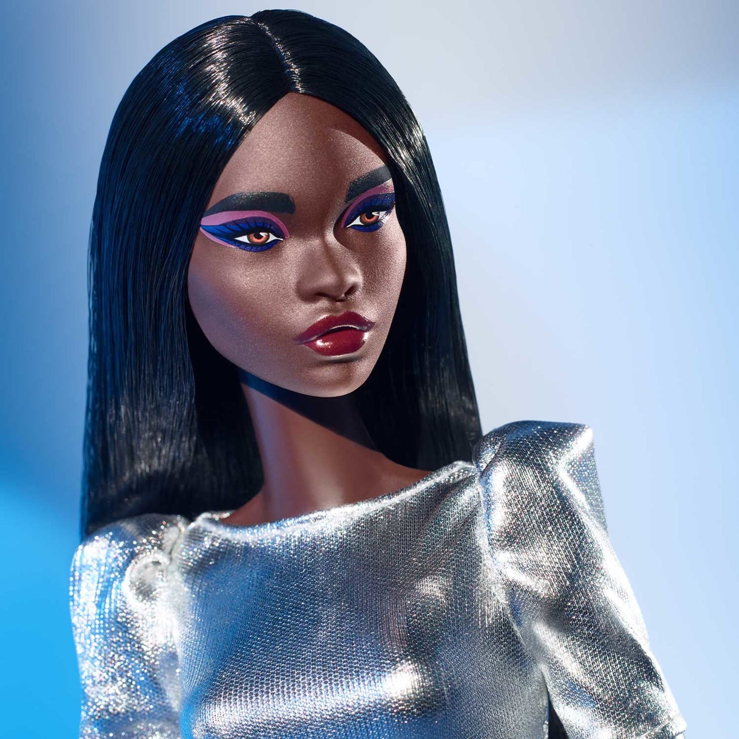 Barbie Signature Barbie Looks Doll (Tall, Dark Brown) - Búp Bê Sưu Tầm Made to Move Cao Cấp - Barbie Signature - Hình ảnh bổ sung 6