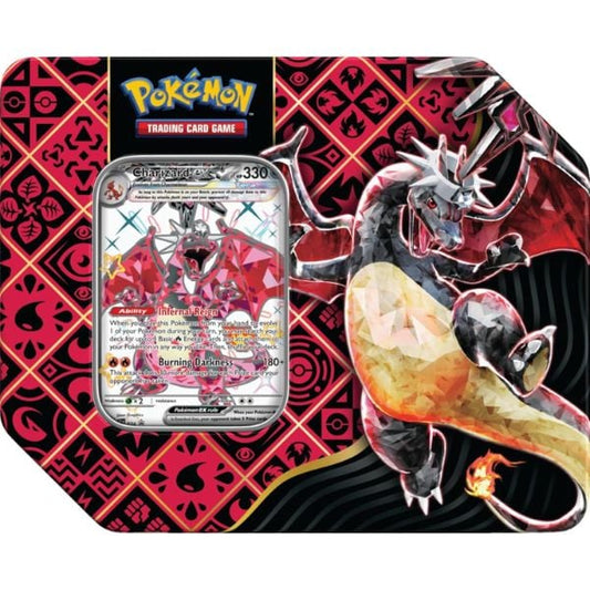 Thẻ bài Pokemon TCG Paldean Fates Tin 5 Pack Shiny Charizard ex