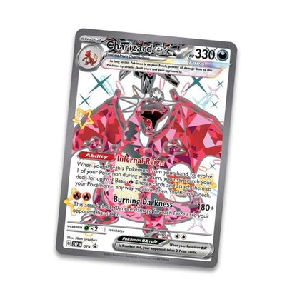 PT109 Pokemon TCG Paldean Fates Tin Shiny Charizard ex