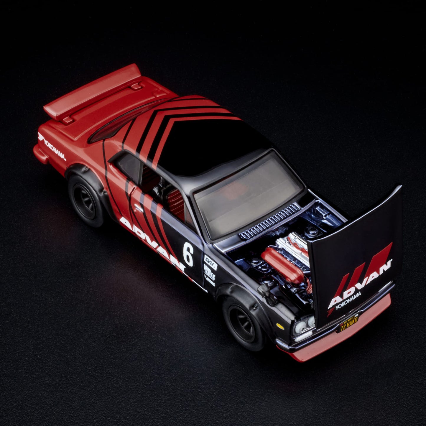 Hot Wheels RLC 1972 Skyline H/T 2000GT-R - Mô Hình Xe Nissan Skyline JDM Cao Cấp - Hot Wheels RLC Exclusive