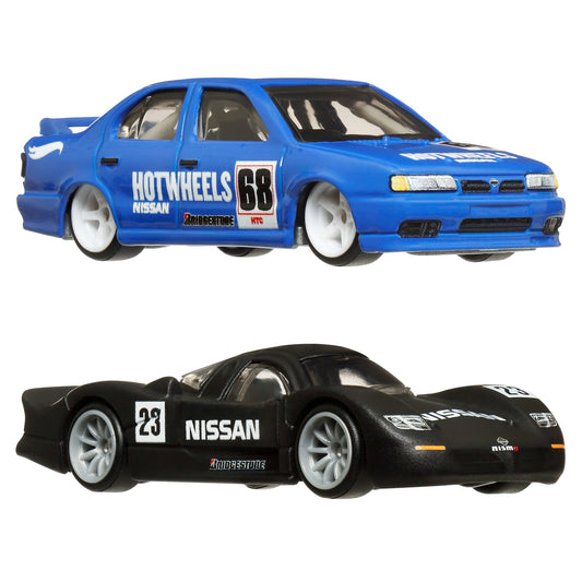Hot Wheels Premium Car Culture 2-Pack '94 Nissan Primera & Nissan R390 GTI Bộ 2 Xe Mô Hình Die-cast Hot Wheels HRR74
