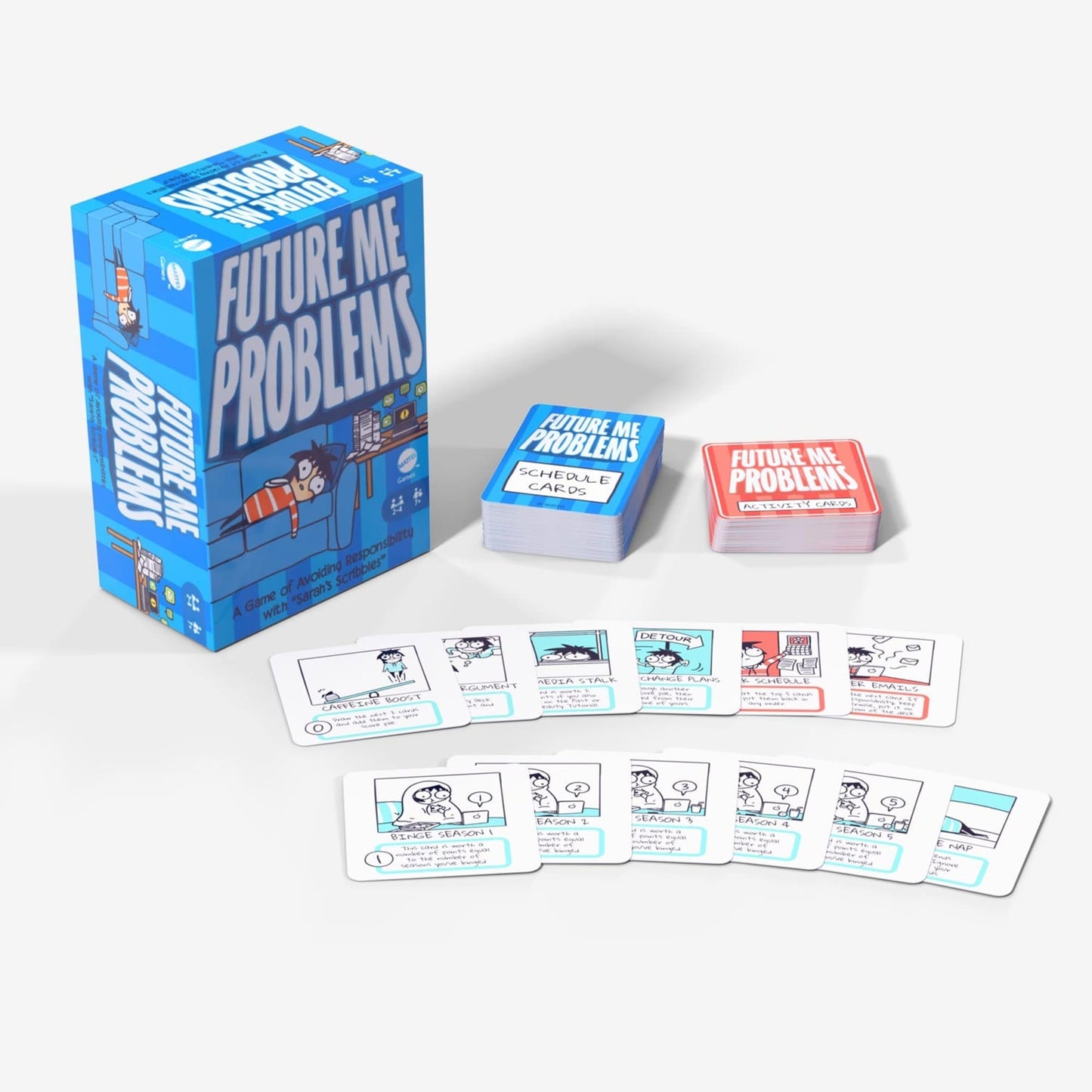 Future Me Problems Card Game - Trò Chơi Thẻ Bài Trì Hoãn - Mattel - Hình ảnh sản phẩm