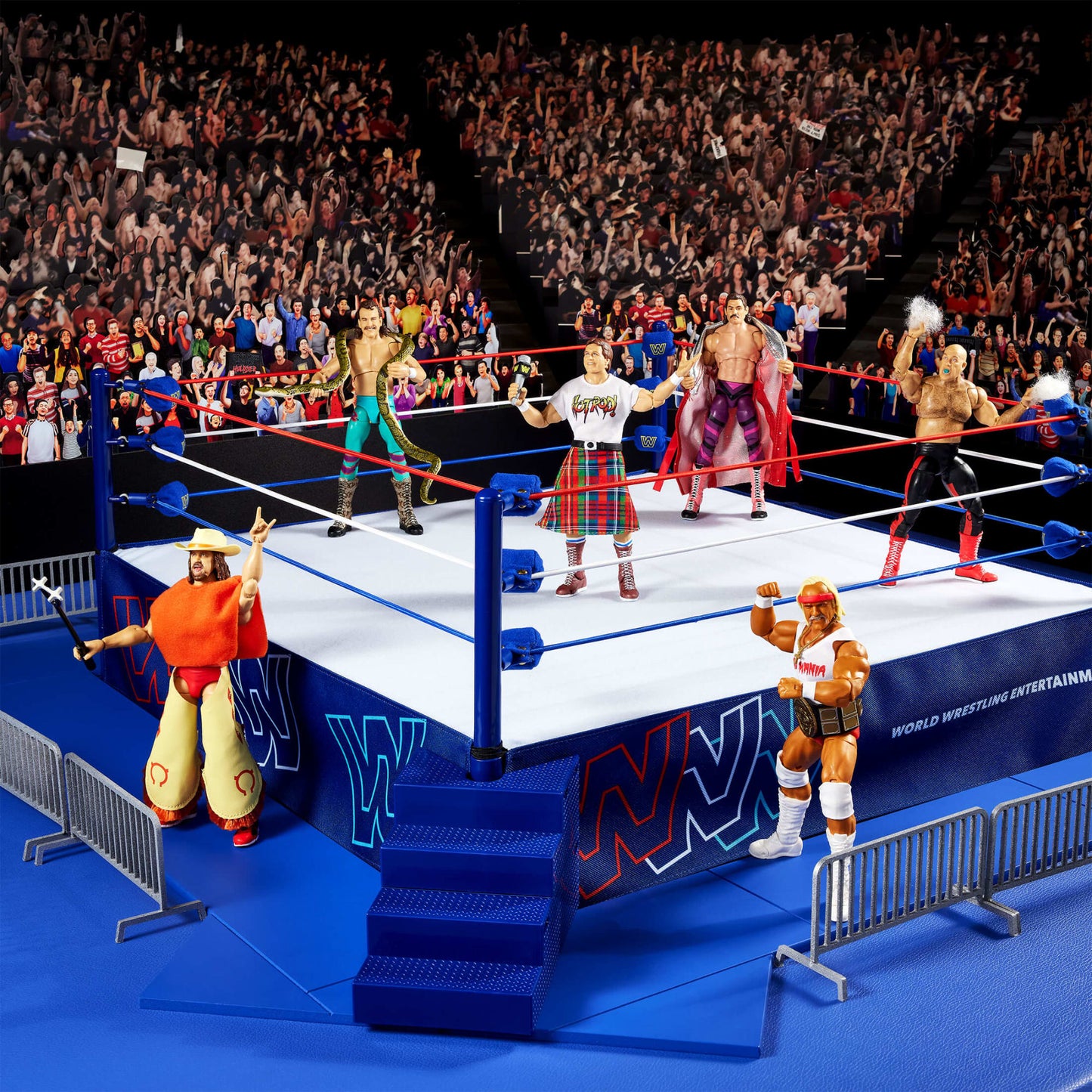WWE Ultimate Edition Coliseum Collection "Rowdy" Roddy Piper & George "The Animal" Steele 2-Pack - Bộ 2 Mô Hình Action Figure