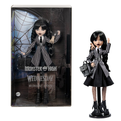 Monster High Wednesday Addams Doll - Búp bê Sưu tầm Nevermore Academy - Mattel - Hình ảnh bổ sung 9