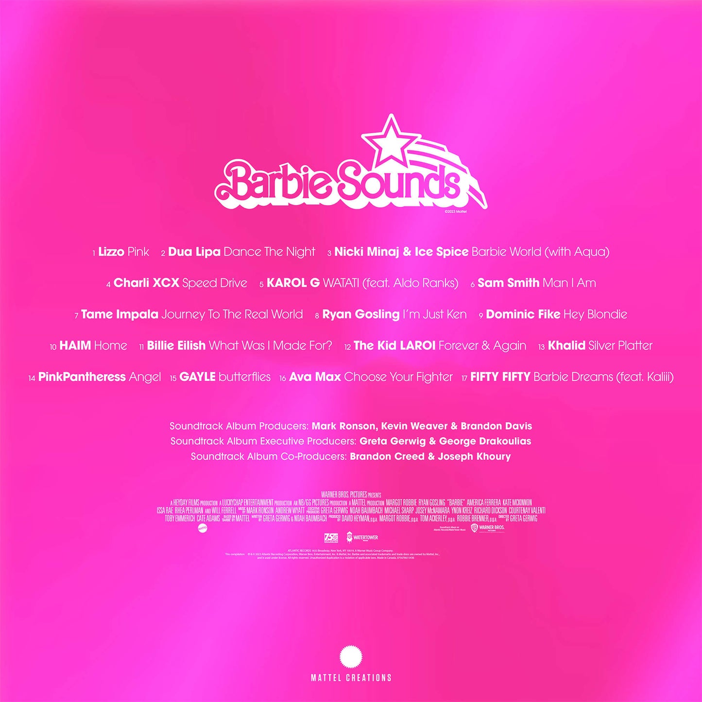 Barbie The Album – Official Vinyl Movie Soundtrack Set - Đĩa Than Nhạc Phim Chính Thức Mattel Creations - Hình ảnh bổ sung 6