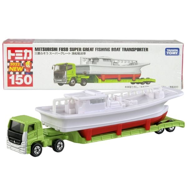 Tomica No.150 MITSUBISI F USO FISHING BOAT TRANSPOTER