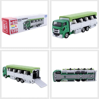 Long Tomica No. 139 Cattle Transporter - Xe Tải Chở Gia Súc Takara Tomy - Hình ảnh bổ sung 4