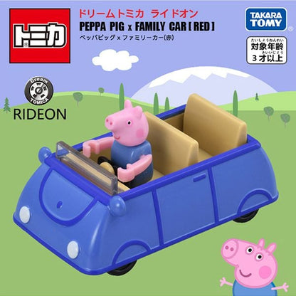 Đồ chơi mô hình xe Tomica Peppa Pig x Family Car Blue ASIA Exclusive