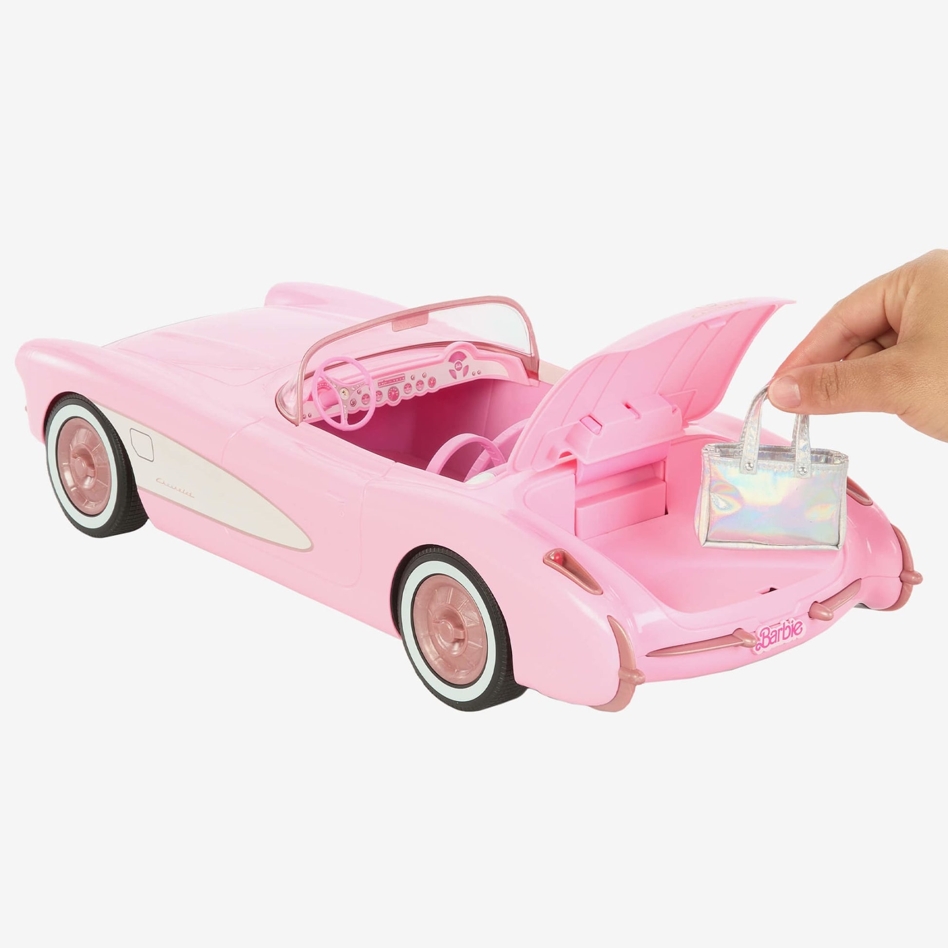 Hot Wheels RC Barbie Corvette - Xe Điều Khiển Từ Xa Corvette Stingray 1956 - Mattel - Hình ảnh bổ sung 4