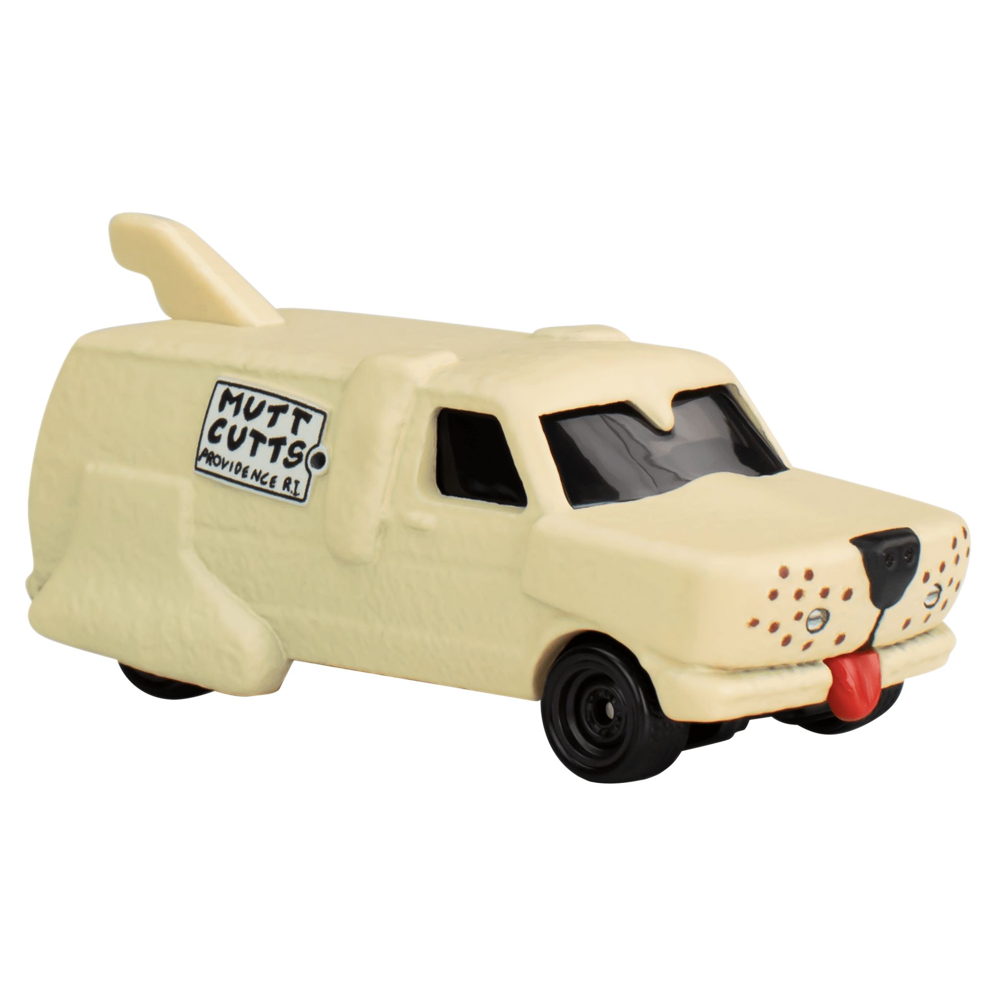 Hot Wheels Premium Pop Culture Vehicle Mutts Cutts Van - Mô hình xe kim loại 1:64 - Mattel HVJ35 - Góc nhìn khác 3