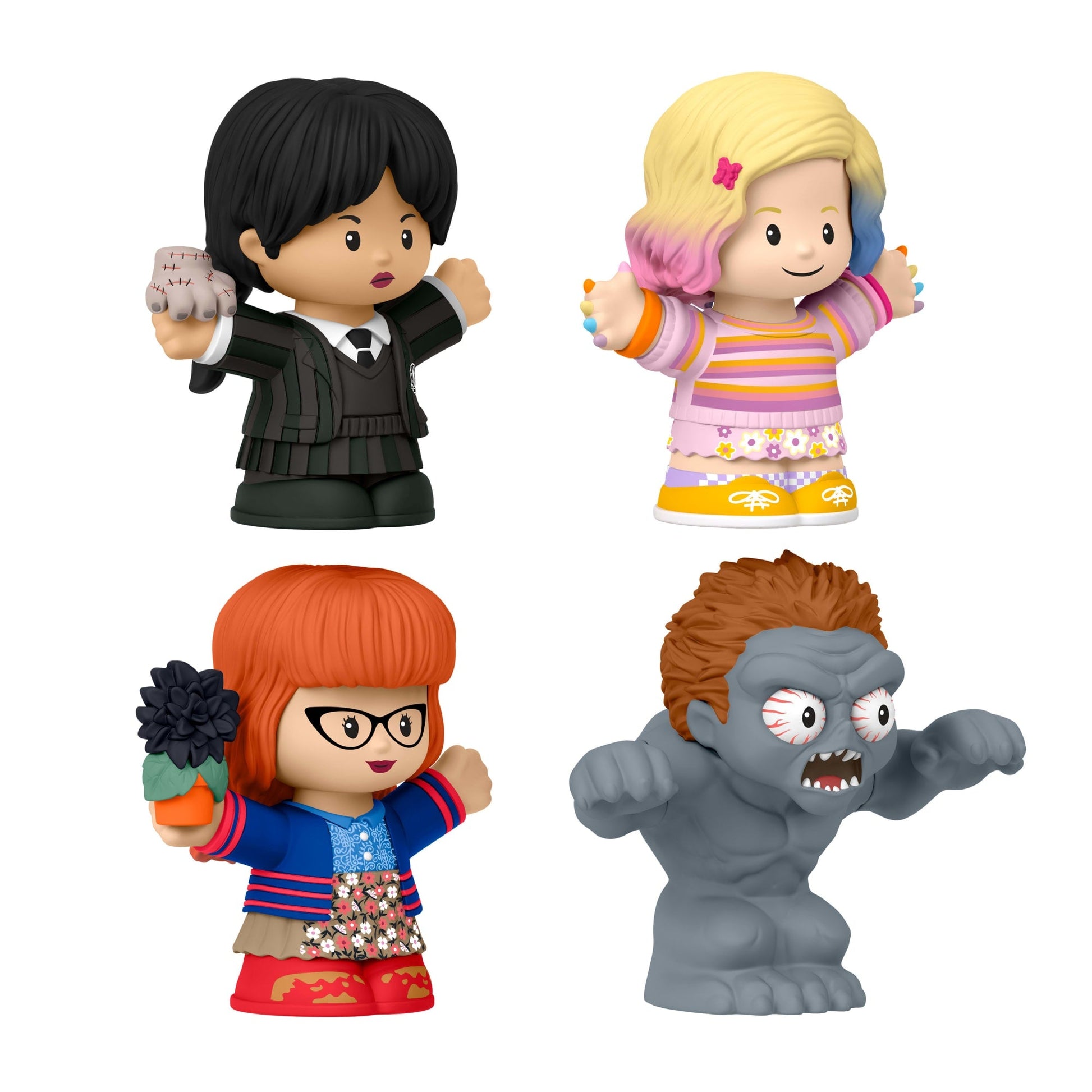 Little People Collector Wednesday TV Series Special Edition Set - Bộ Mô Hình Nhân Vật Sưu Tầm - Mattel - Góc nhìn khác 3