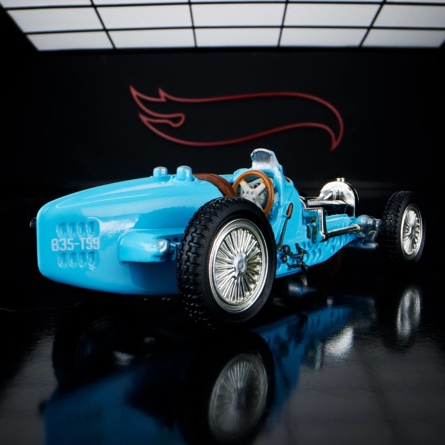 Hot Wheels Elite 64 Bugatti Type 59 Mô Hình Xe Đua Tỉ Lệ 1:64 Cao Cấp Hot Wheels Hot Wheels - ảnh 4 - Xe mô hình