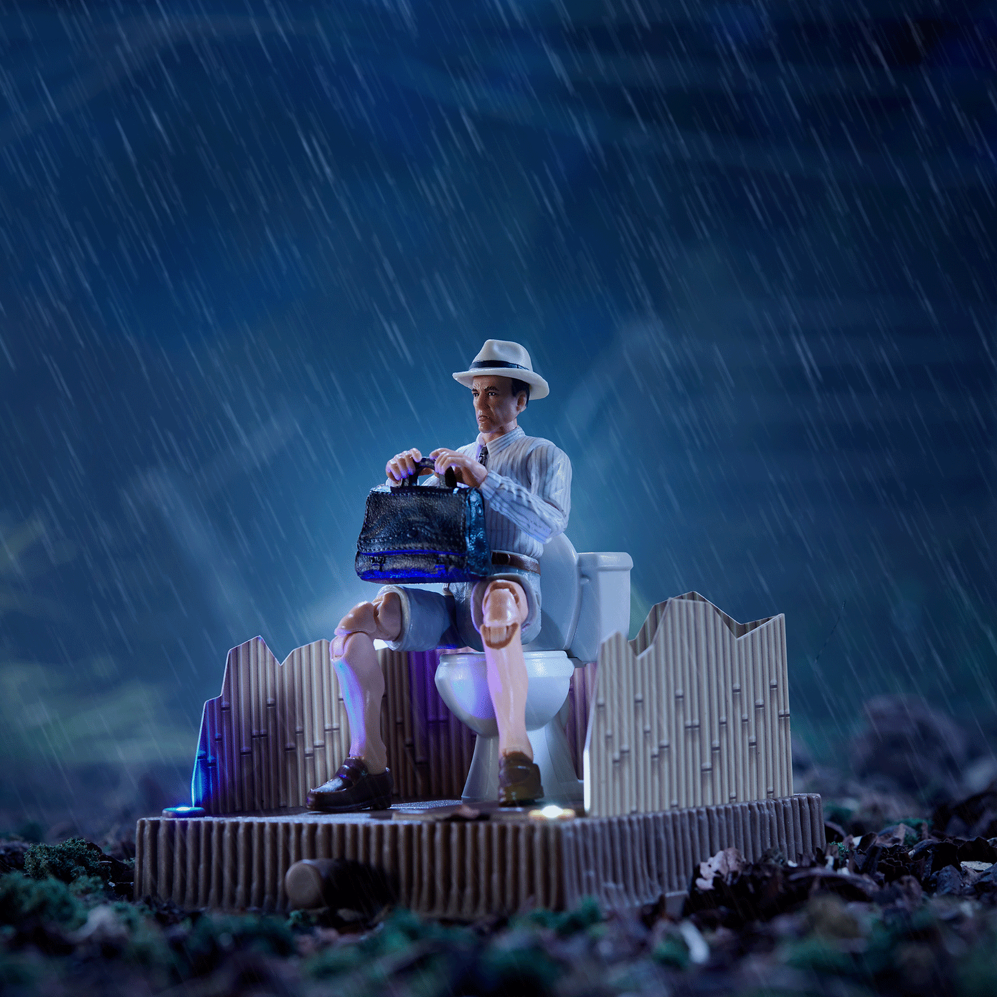 Jurassic World Hammond Collection Outhouse Chaos Set - Bộ Đồ Chơi Mô Hình Khủng Long T-Rex và Nhân Vật - Mattel Mattel - ảnh 
