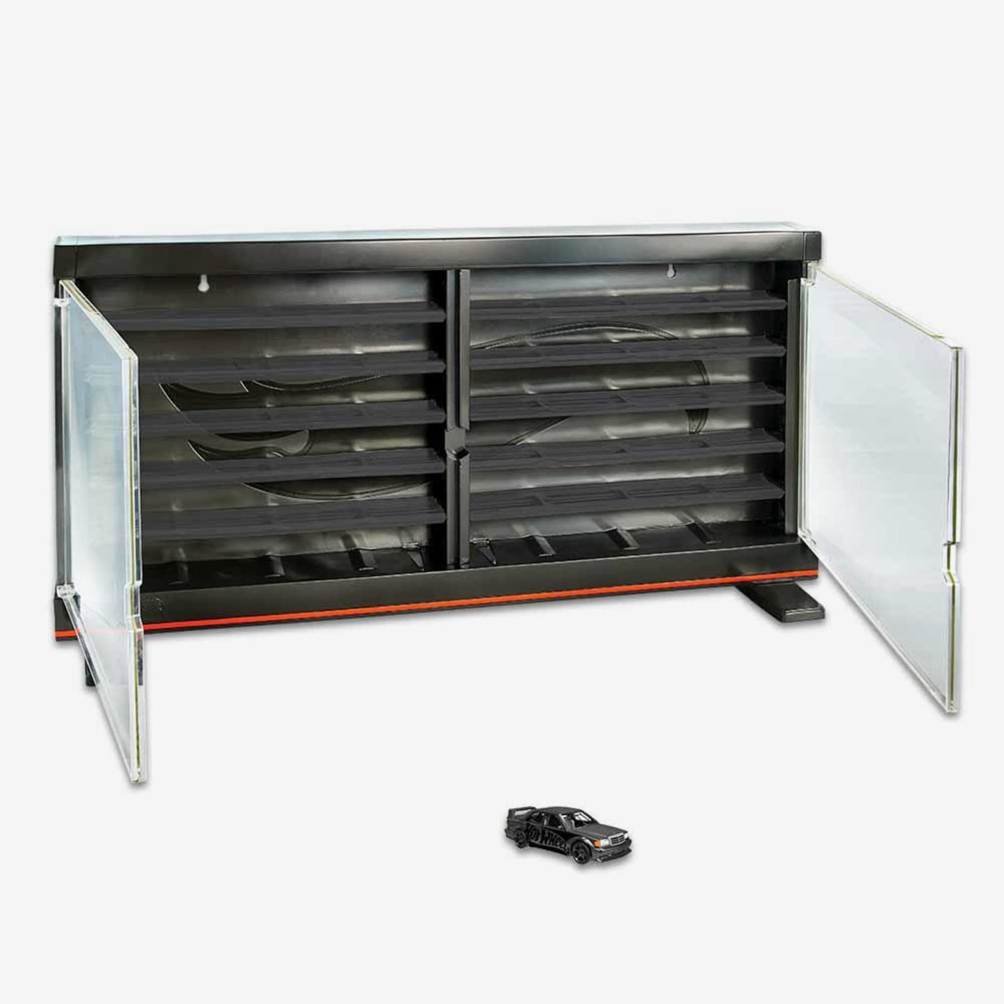 HW Display Case Plus Exclusive Mercedes-Benz 190 E 2.5-16 Evolution II - Tủ Trưng Bày 50 Xe Hot Wheels Kèm Xe Độc Quyền - Hình ảnh chi tiết 2