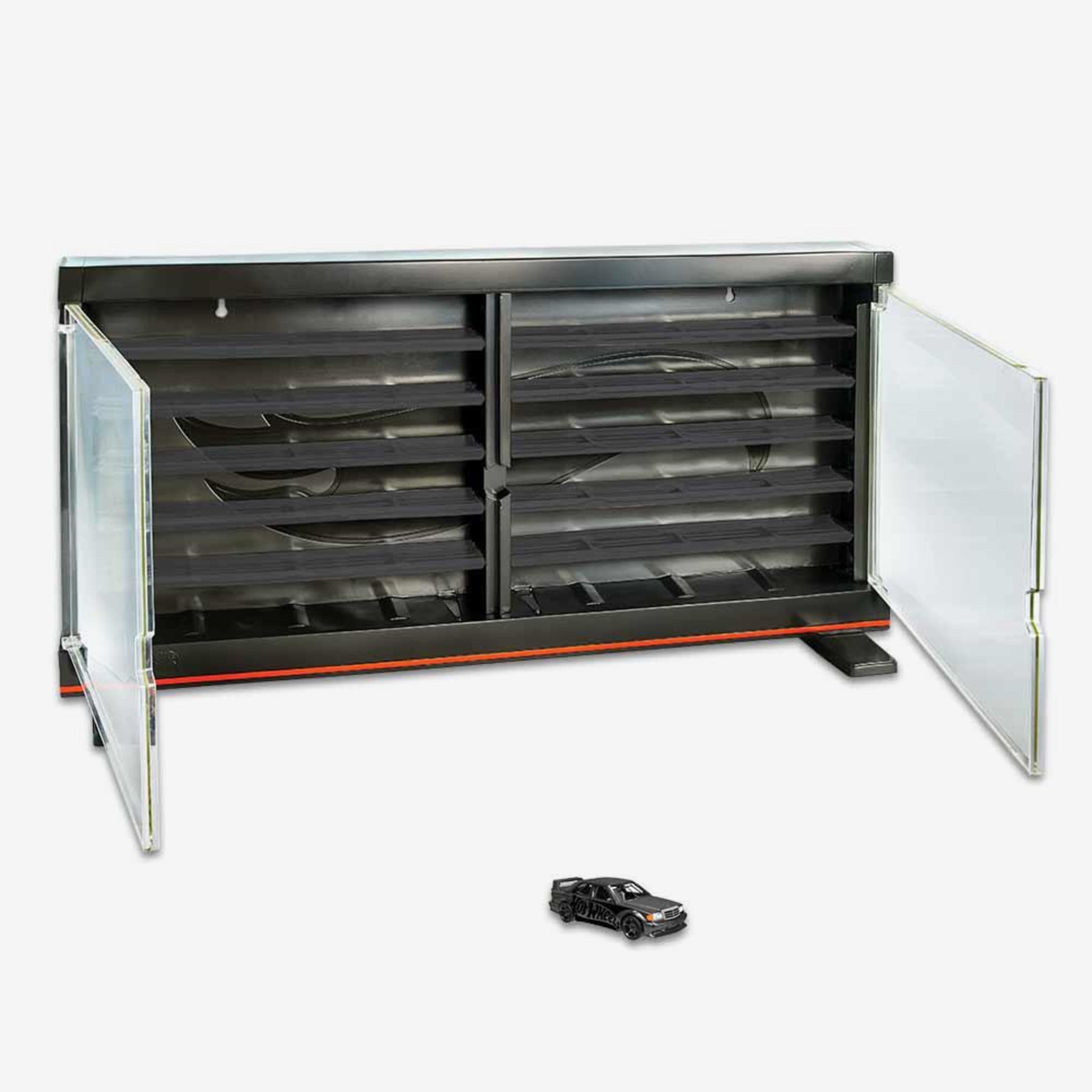 HW Display Case Plus Exclusive Mercedes-Benz 190 E 2.5-16 Evolution II - Tủ Trưng Bày 50 Xe Hot Wheels Kèm Xe Độc Quyền - Hình ảnh chi tiết 2