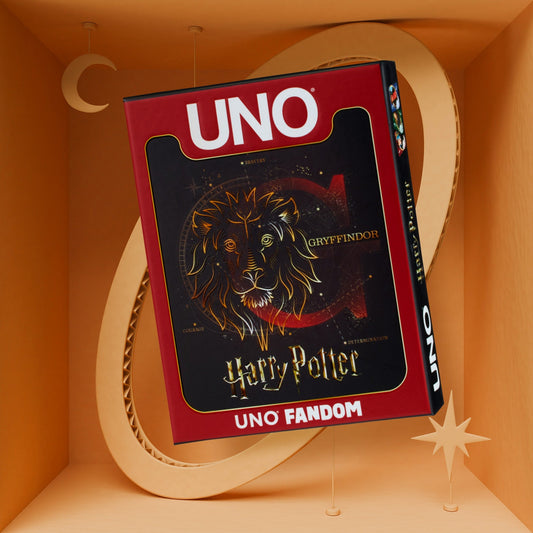 UNO Fandom Harry Potter Gryffindor Game Deck - Bộ bài UNO thẻ bài nhà Gryffindor - Mattel Creations - Hình ảnh sản phẩm