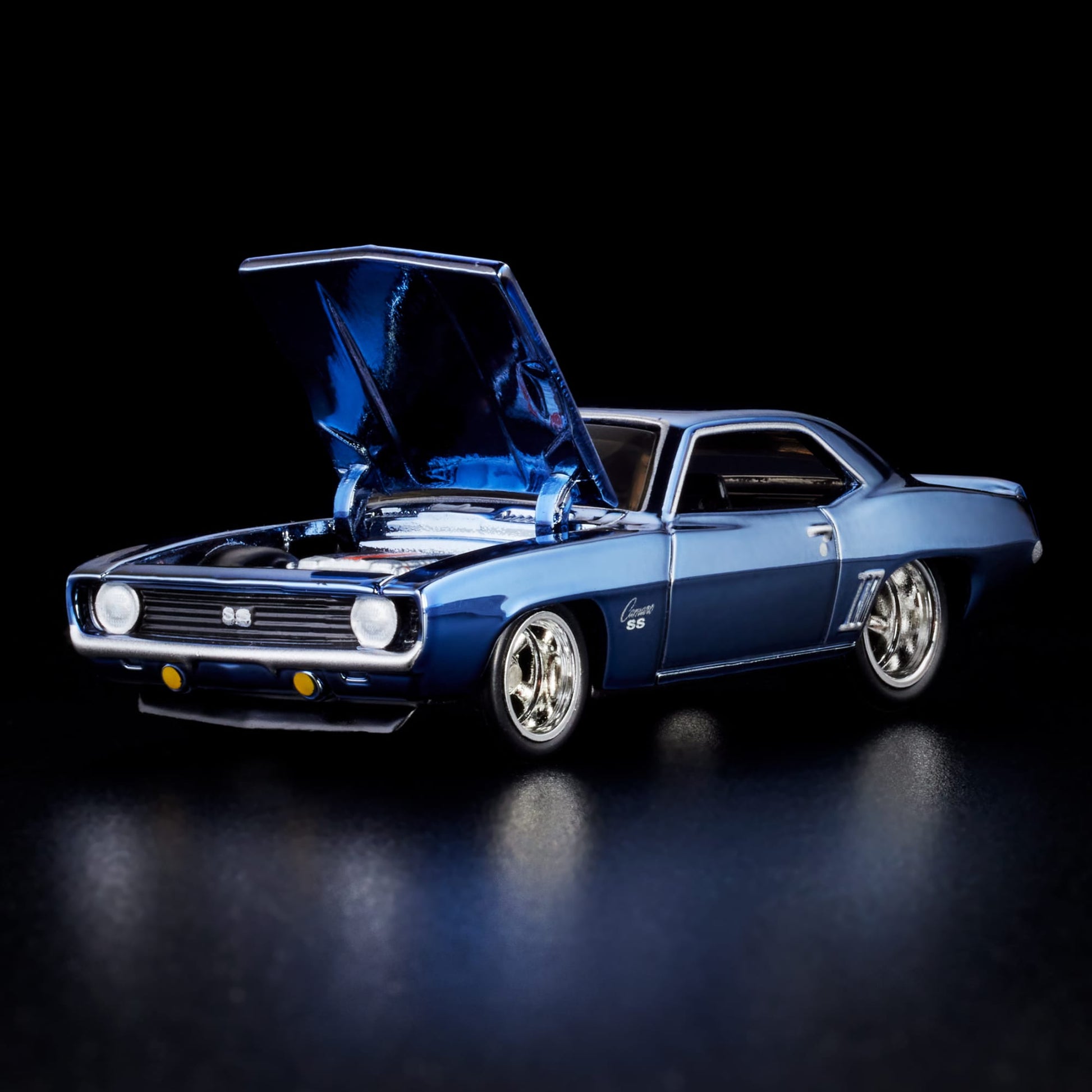 RLC Exclusive 1969 Chevy Camaro SS Xe Mô Hình Tỷ Lệ 1:64 Hot Wheels Red Line Club - Hình ảnh bổ sung 5