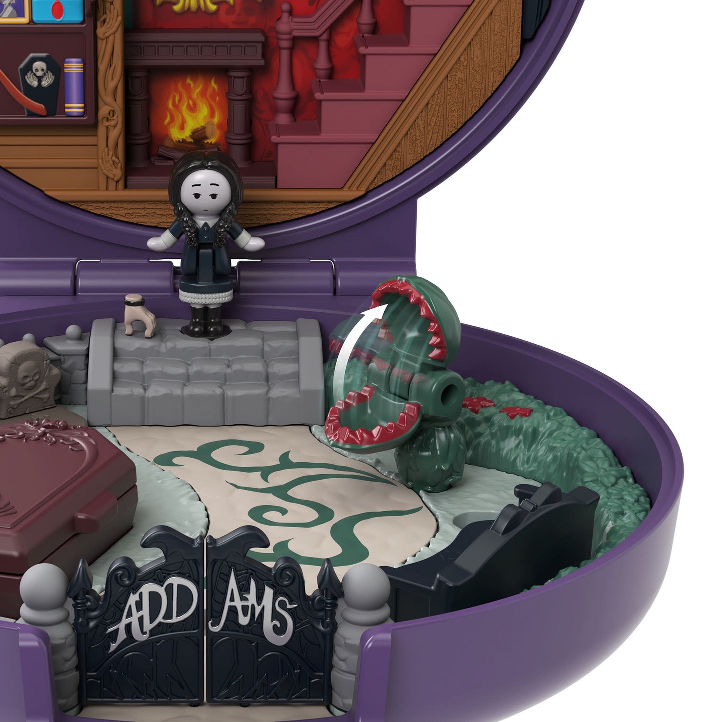 Polly Pocket Collector The Addams Family Compact - Đồ Chơi Mô Hình Sưu Tầm Mattel HXW25 Mattel - ảnh 6 - Figure Sets