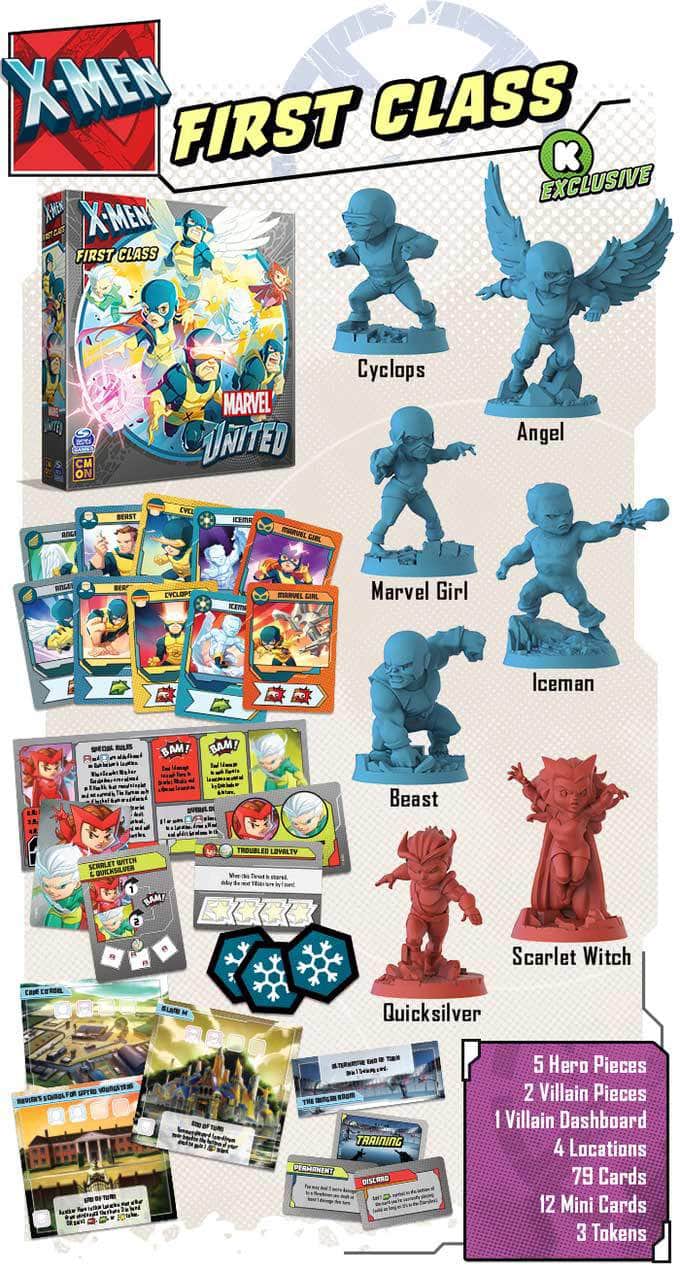 Marvel United: X-Men First Class Expansion (Kickstarter Special)