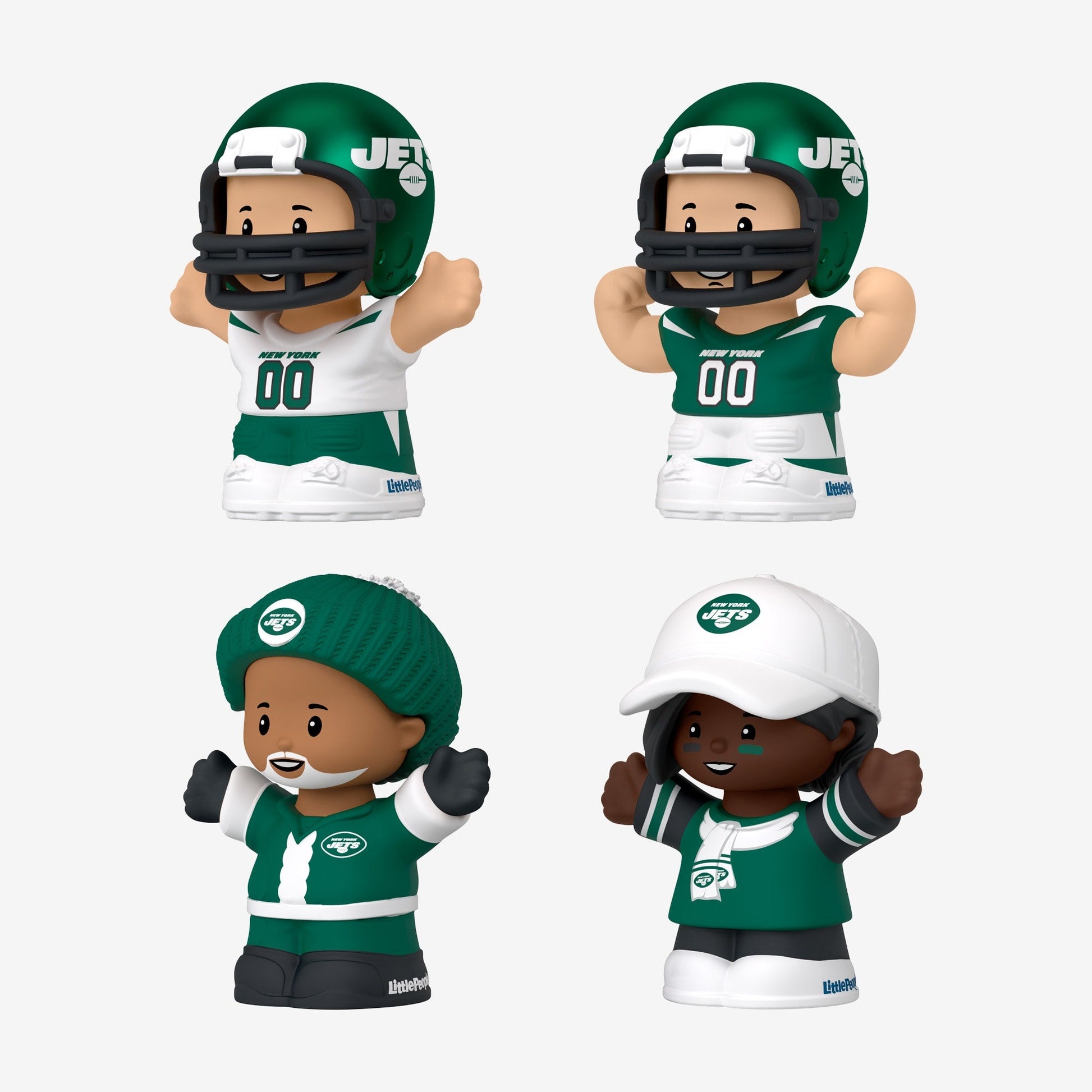 Little People Collector x NFL New York Jets Set - Bộ Mô Hình Nhân Vật Sưu Tầm - Mattel HND14 - Hình ảnh bổ sung 5