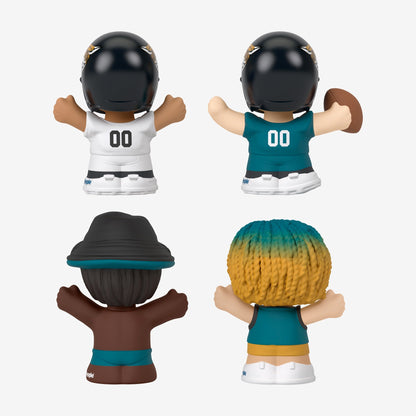Little People Collector x NFL Jacksonville Jaguars Set - Bộ Mô Hình Cầu Thủ Bóng Bầu Dục - Mattel HNJ47 - Hình ảnh bổ sung 7