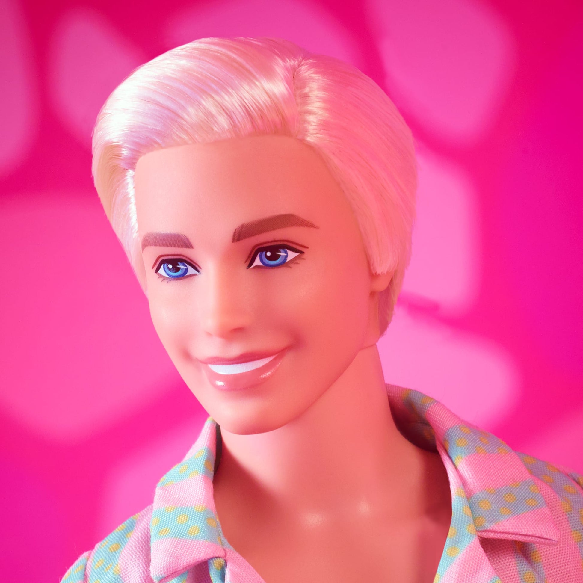 Ken Doll Wearing Pastel Striped Beach Matching Set – Barbie The Movie - Búp bê mô hình sưu tầm - Mattel HPJ97 Mattel Creation