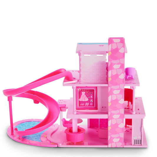 Barbie The Movie Mini DreamHouse Playset - Nhà Búp Bê Mini Sưu Tầm - Mattel JCB29 - Hình ảnh chi tiết 2