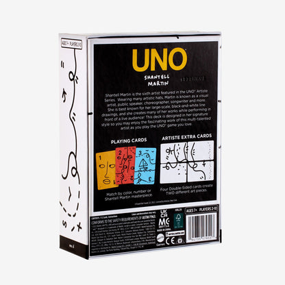 Shantell Martin x UNO Artiste Series Deck - Bộ bài thẻ bài nghệ thuật sưu tầm - Mattel HRL29
