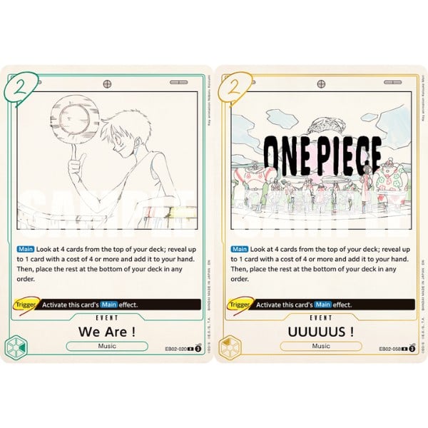 Bài One Piece Card Game Extra Booster EB-02 Anime 25th Collection Tiếng Anh