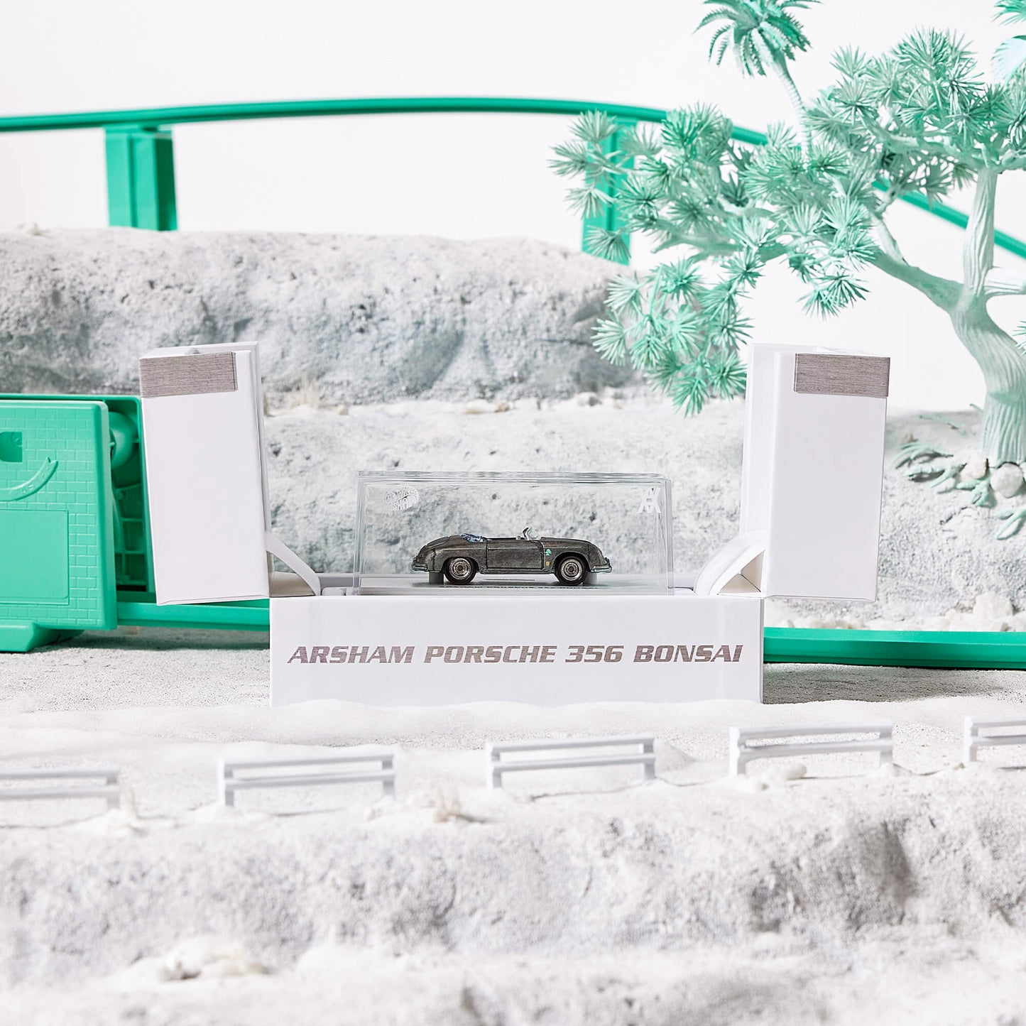 Hot Wheels x Daniel Arsham Porsche 356 “Bonsai” Speedster - Mô hình xe Diecast 1:64 Sưu tầm Cao cấp Hot Wheels - ảnh 7 - Diec