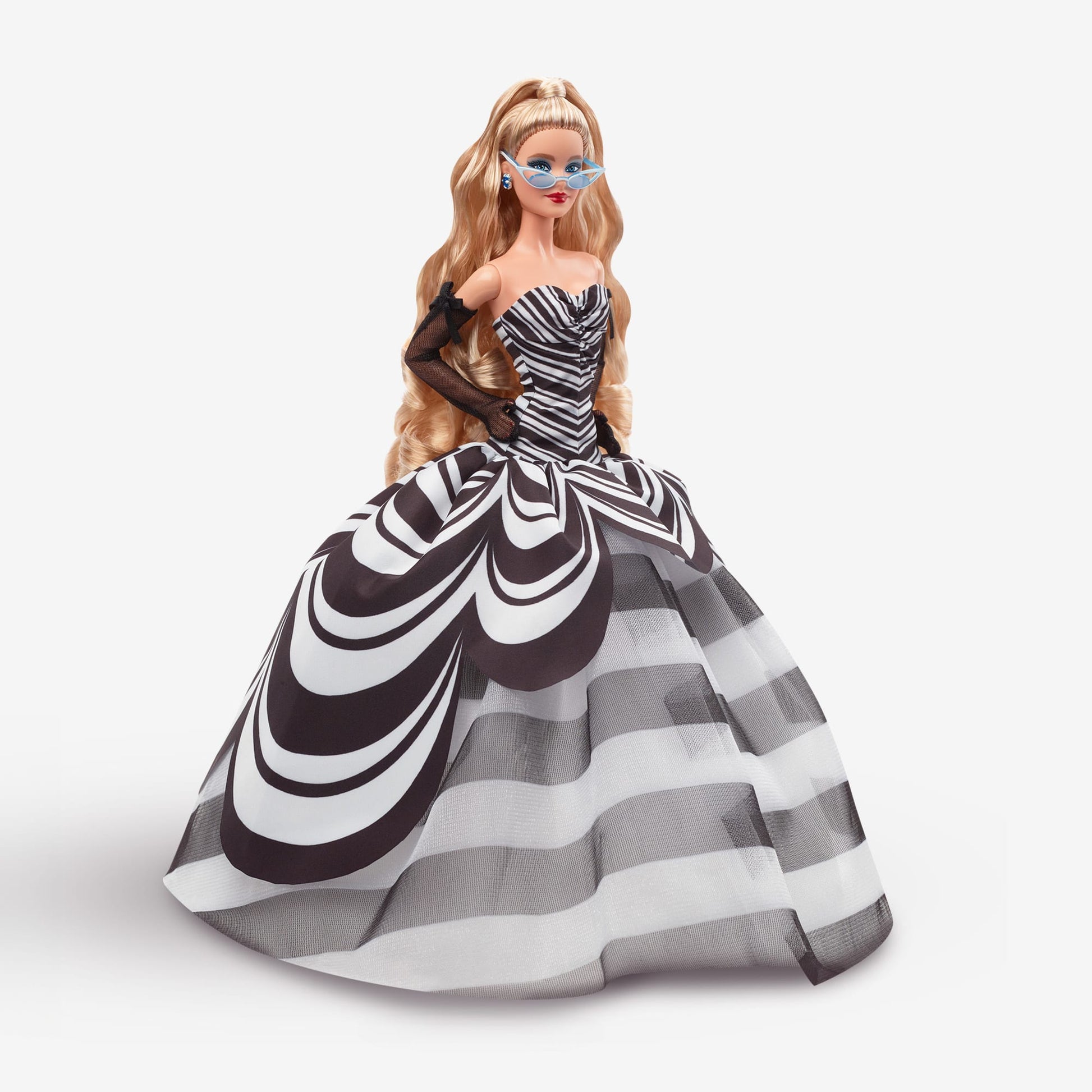 Barbie 65th Anniversary Doll With Blonde Hair - Búp Bê Kỷ Niệm 65 Năm (Tóc Vàng) - Mattel Signature - Hình ảnh sản phẩm