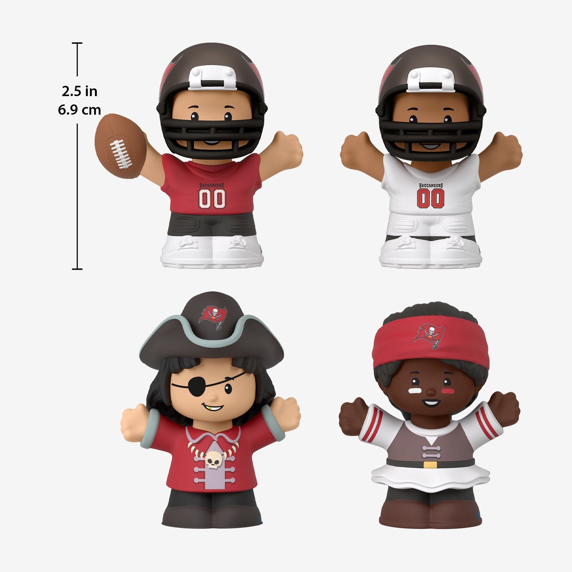 Little People Collector x NFL Tampa Bay Buccaneers Set - Bộ Nhân Vật Sưu Tầm NFL - Mattel - Hình ảnh bổ sung 8