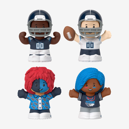Little People Collector x NFL Tennessee Titans Set - Bộ 4 Mô Hình Nhân Vật Cầu Thủ & Cổ Động Viên Titans - Mattel Fisher-Price - Hình ảnh bổ sung 4