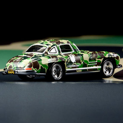 BAPE Hot Wheels 1955 Mercedes-Benz 300 SL - Mô Hình Xe Đồ Chơi Sưu Tầm - Mattel - Hình ảnh bổ sung 4