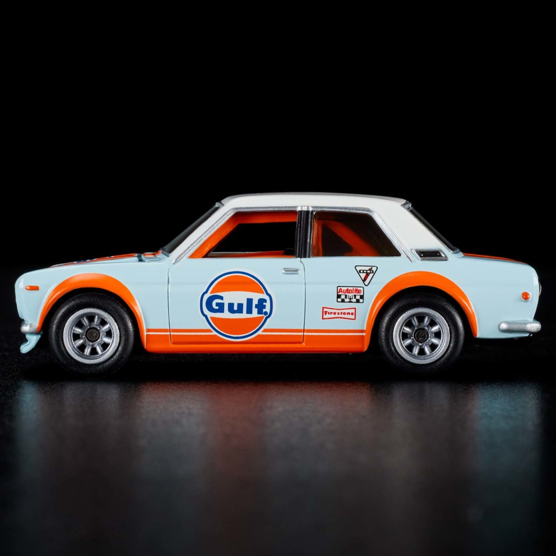 RLC Exclusive Datsun 150 Mô Hình Xe Đua Gulf Hot Wheels Cao Cấp - Hình ảnh bổ sung 4