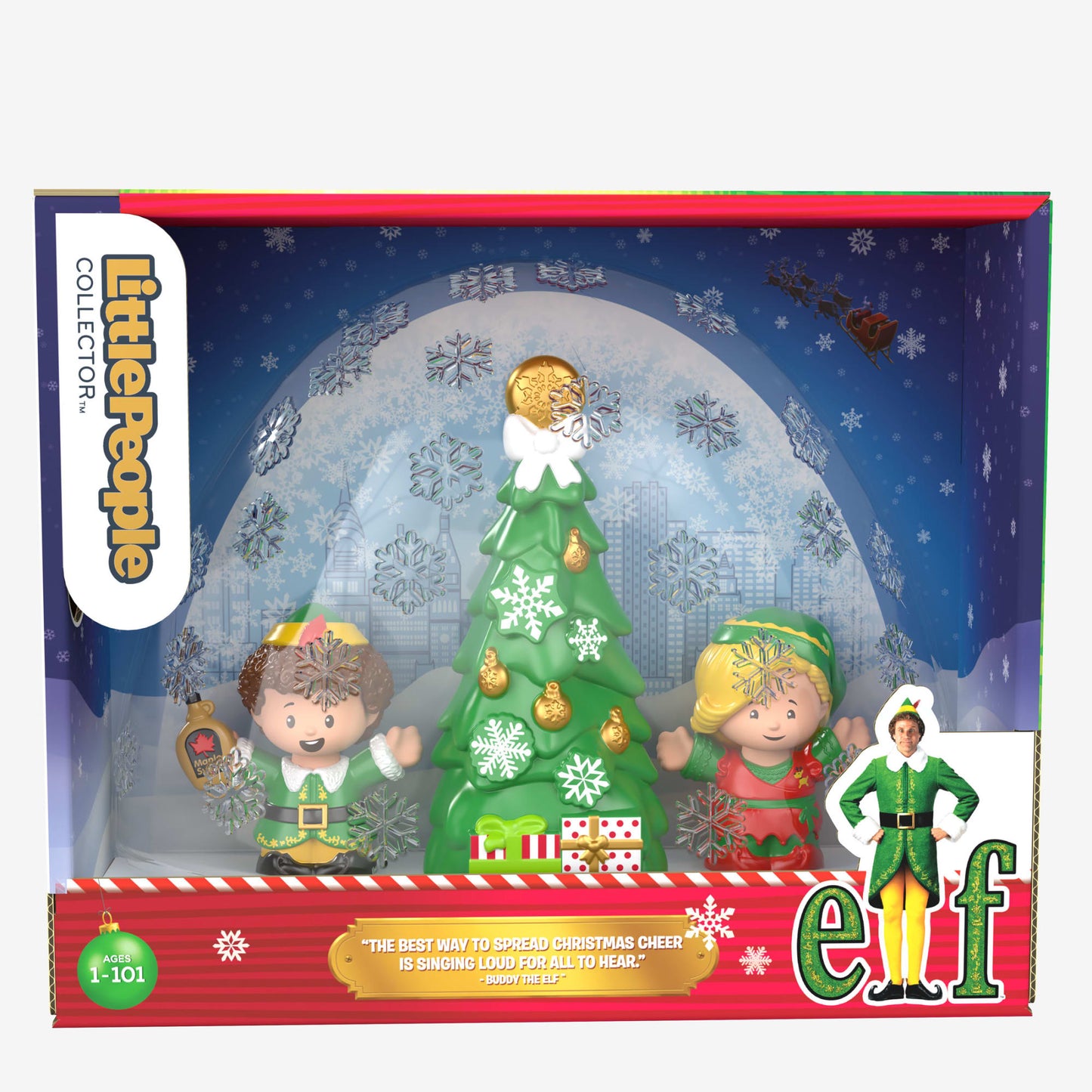 Little People Collector Elf Figure Set - Bộ Mô Hình Nhân Vật Phim Elf - Fisher-Price - Hình ảnh bổ sung 6