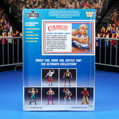 WWE Ultimate Edition Coliseum Collection "Rowdy" Roddy Piper & George "The Animal" Steele 2-Pack - Bộ 2 Mô Hình Action Figure