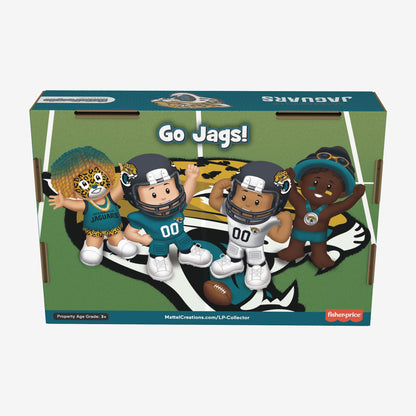 Little People Collector x NFL Jacksonville Jaguars Set - Bộ Mô Hình Cầu Thủ Bóng Bầu Dục - Mattel HNJ47 Mattel - ảnh 4 - Figu